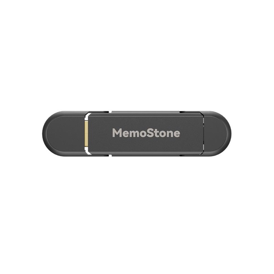 KingSpec MemoStone US4 Type-C USSD 512GB Flash Drive SSD Memory Stick, USB 3.1 Gen 2, 540MB/s External Solid State Disk, Type A & C 2-in -1 Dual Drive
